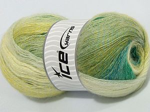 Mohair Pastel Yeşil Tonları
