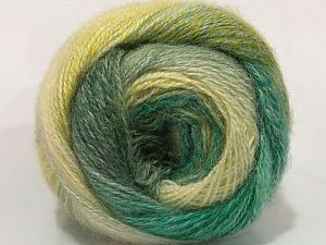 Mohair Pastel Yeşil Tonları