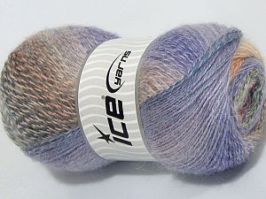 Mohair Pastel Turkuaz Somon Pembe Leylak Yeşil