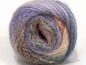 Mohair Pastel Turkuaz Somon Pembe Leylak Yeşil