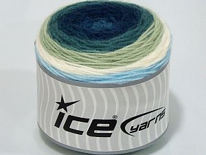 Sale Cakes Yarn Yeşil Tonları Mavi Tonları