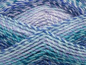 Sale Self-Striping Turkuaz Mor Leylak