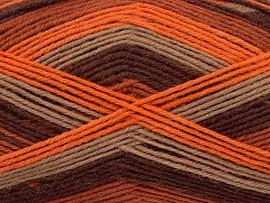 Print Sock Copper Shades