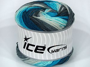 Sale Cakes Yarn Turkuaz Gri Tonları