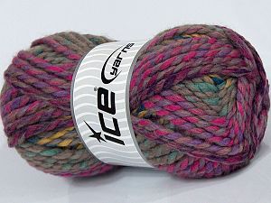 Sale Self-Striping Sarı Mor Tonları Fuşya