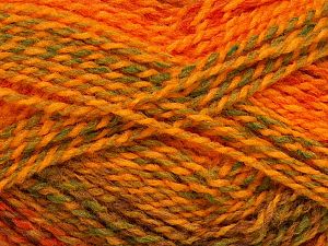 Sale Self-Striping Turuncu Tonları Yeşil Tonları