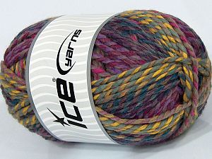 Sale Self-Striping Sarı Mor Tonları Fuşya