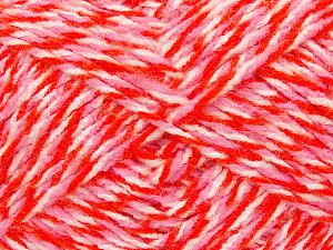 Sale Self-Striping Beyaz Pembe Turuncu