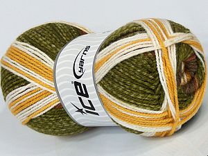 Sale Self-Striping Beyaz Yeşil Altın