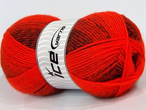 Sale Self-Striping Turuncu Koyu Kahverengi