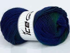 Sale Self-Striping Turkuaz Mor Yeşil