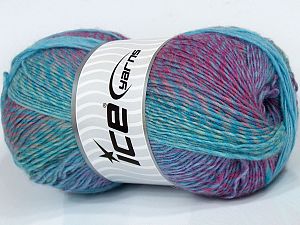 Sale Self-Striping Turkuaz Fuşya