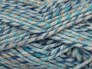 Sale Self-Striping Beyaz Mavi Tonları Bej