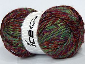 Sale Self-Striping Mor Yeşil Bordo
