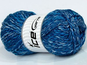 Sale Self-Striping Beyaz Mavi Tonları