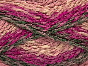 Sale Self-Striping Pembe tonları Haki Bej