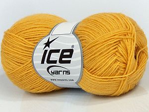 Sale Sock Yarn Koyu sarı