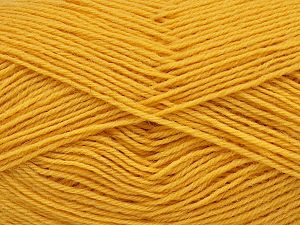 Sale Sock Yarn Koyu sarı