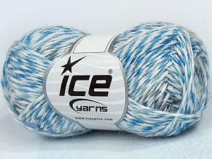 Sale Self-Striping Beyaz Gri Mavi Tonları