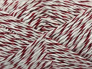 Sale Self-Striping Açık Gri Bordo