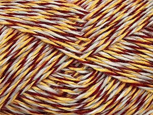 Sale Self-Striping Açık Gri Altın Bordo