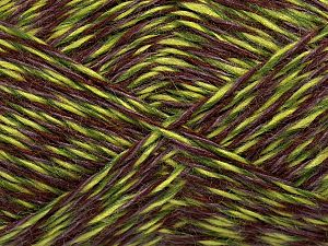 Sale Self-Striping Maron Yeşil Tonları