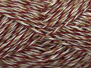 Sale Self-Striping Açık Gri Deve Tüyü Bordo
