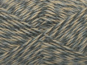 Sale Self-Striping Gri Tonları Krem
