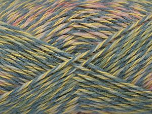 Sale Self-Striping Sarı Pembe Mavi