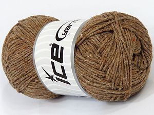 Natural Cotton Worsted Kahverengi