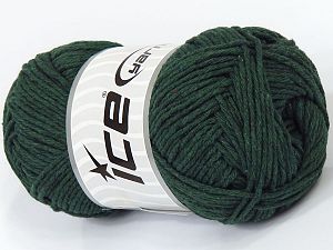 Natural Cotton Worsted Koyu yeşil