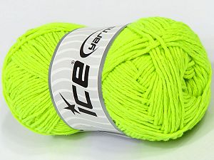 Natural Cotton Worsted Neon Yeşil