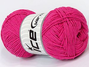 Natural Cotton Worsted Fuşya