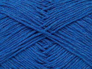 Natural Cotton Worsted Saxe Blue