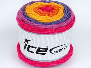 Cakes Wool Sarı Orkide Turuncu Lavanta Fuşya