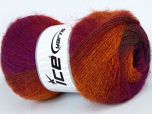 Mohair Pastel Kırmızı Yeşil Altın Fuşya Mavi