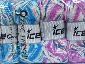 Sale Self-Striping Çok renkli Baby Wool Design Yarns