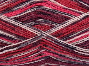 Elite Sock Kırmızı Pembe Gri Bordo Tonları