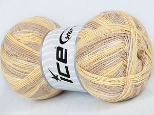 Super Cotton Sock Sarı Tonları Beige Shades
