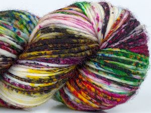 Hand Dyed Superwash Merino Gökkuşağı