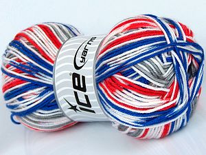 Sale Self-Striping Blue, Red, Grey,White