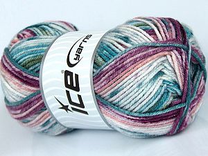 Sale Self-Striping Beyaz Turkuaz Somon Mor Yeşil