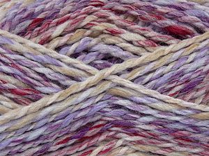 Sale Self-Striping Beyaz Mor Leylak Fuşya Bej