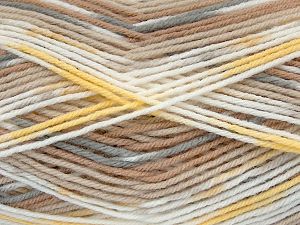 Sale Self-Striping Sarı Beyaz Gri Deve Tüyü Kahverengi