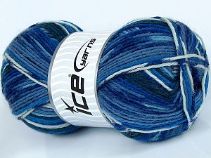 Sale Sock Yarn Mavi Tonları