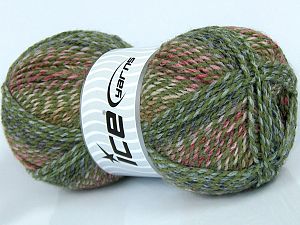 Sale Self-Striping Pembe Gri Yeşil
