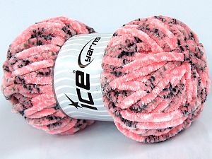 Chenille Tweed Beyaz Somon Gri Tonları Siyah