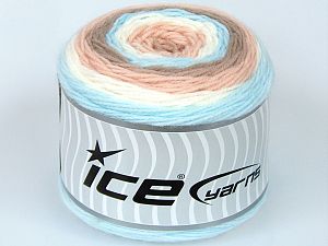 Sale Cakes Yarn Beyaz Pembe Deve Tüyü Mavi Tonları