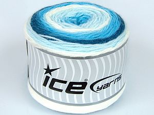 Sale Cakes Yarn Beyaz Mavi Tonları