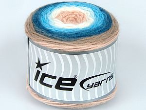 Sale Cakes Yarn Beyaz Pembe Deve Tüyü Mavi Tonları
